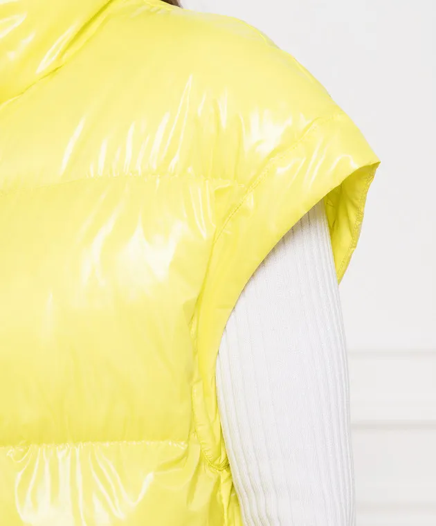 Be Florence Gilet trapuntato giallo PE234