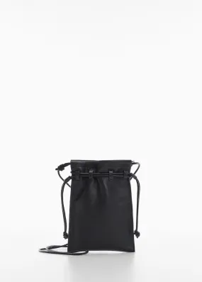 Borsa a sacco pelle mini