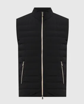 Brunello Cucinelli Gilet trapuntato nero MM4911797