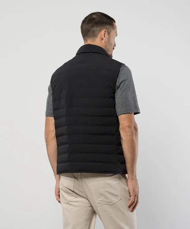 Brunello Cucinelli Gilet trapuntato nero MM4911797