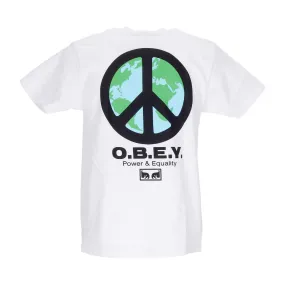 Maglietta Uomo Peace Punk Classic Tee White