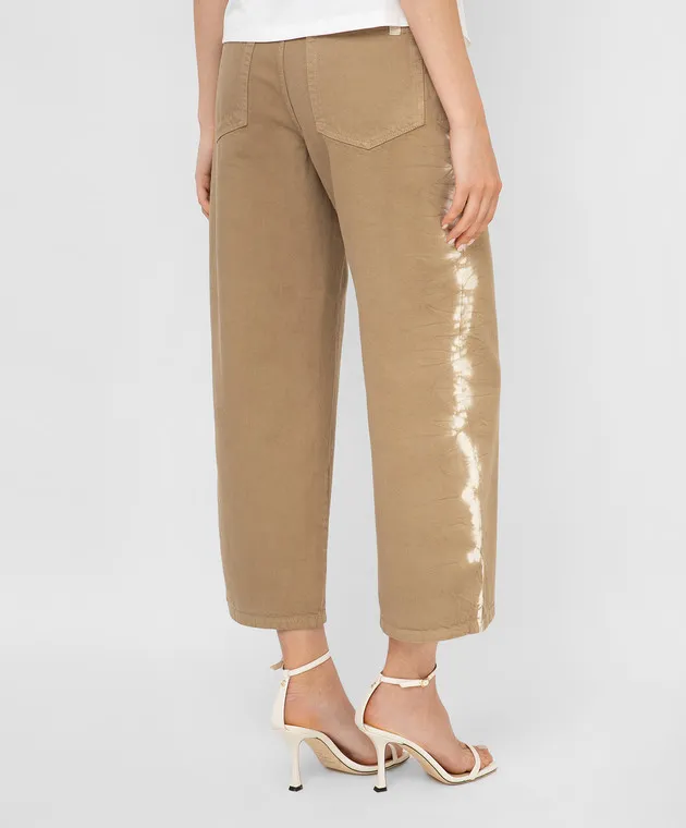 Max Mara Weekend Pantaloni culotte in denim tie-dye di Ampezzo AMPEZZO