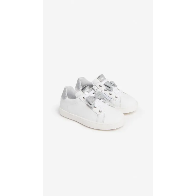 SCARPE CON FIOCCO GLITTER PER BAMBINI NEROGIARDINI