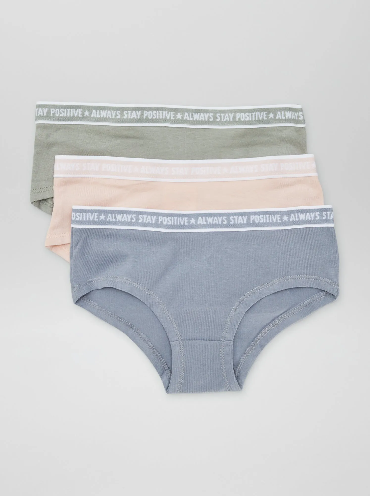 Set di 3 culotte stretch - KAKI