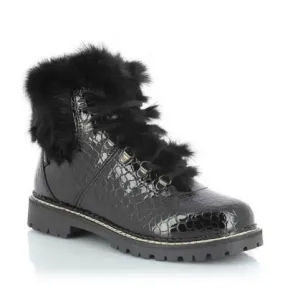 Stivale invernale Kimberfeel Astana (Croco Black) Donna