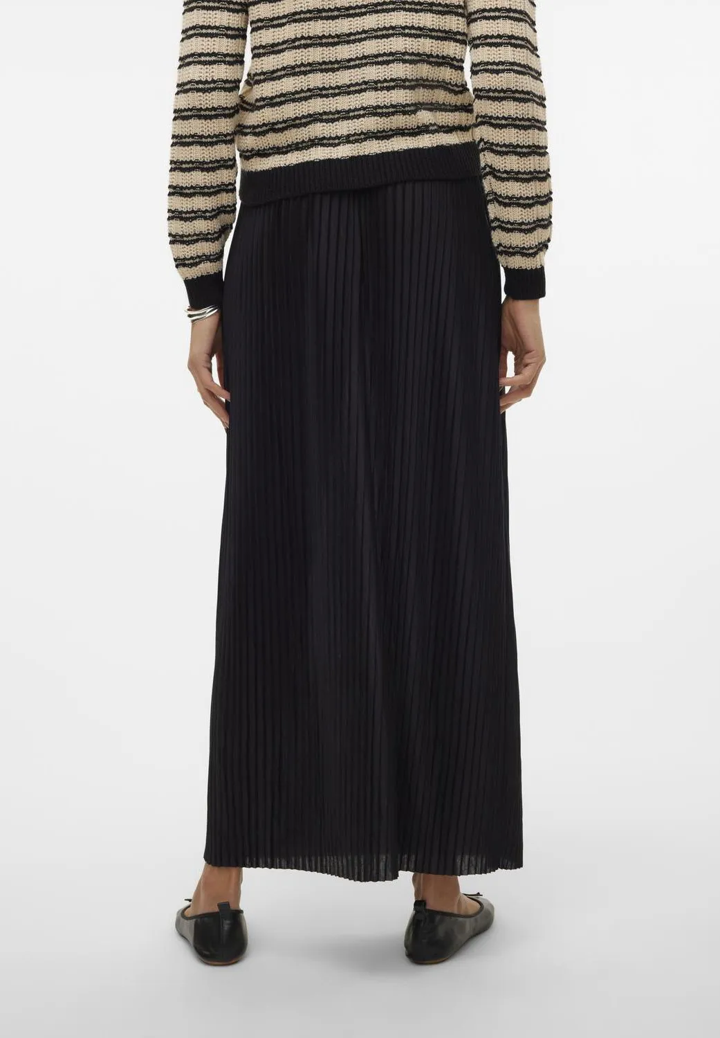 VMMILLE PLISSE MAXI SKIRT  - Gonna a pieghe